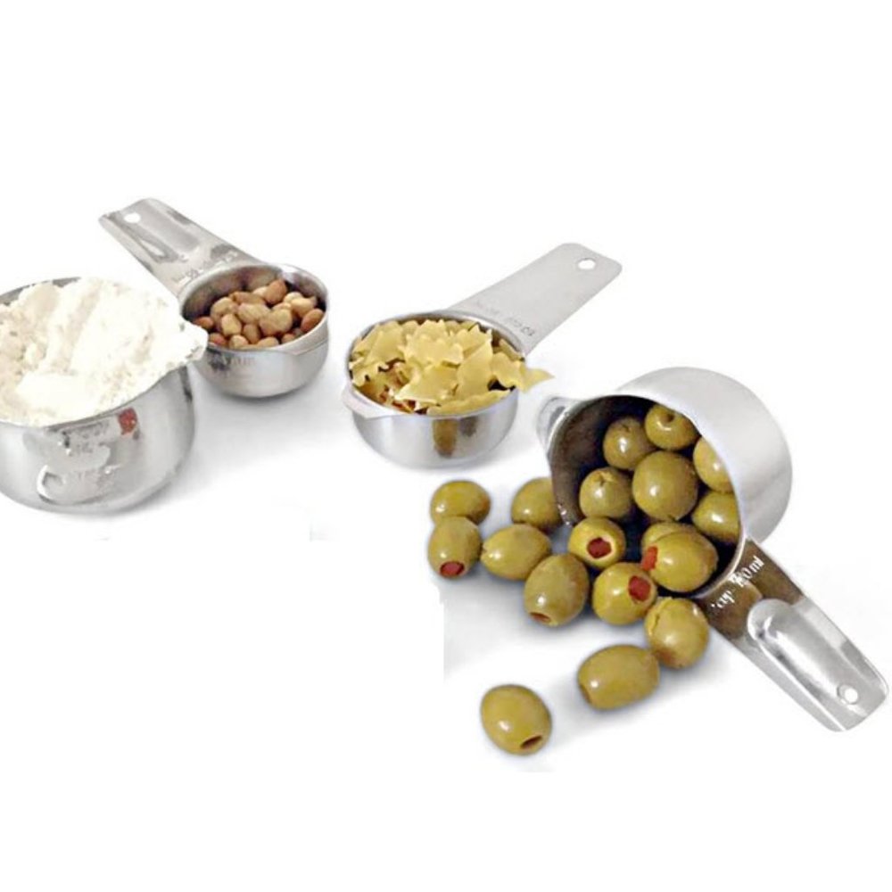 Stainless Steel 4 piece measuring cup set